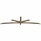 Ekena Millwork Alberta Rough Sawn Timber Gable Bracket, Douglas Fir, 108"W x 27"H x 2"D x 4"F, 6/12 Pitch GBW108X27X0204ALB00RDF - alternate 3